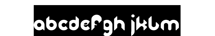 High and Low-Inverse Font LOWERCASE