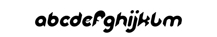 High and Low Italic Font LOWERCASE