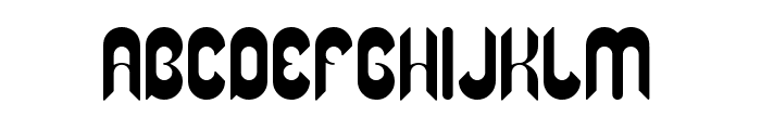 High and Low-Light Font UPPERCASE