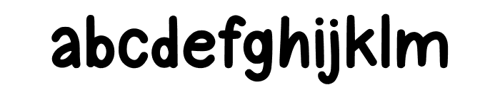 HighSchool Font LOWERCASE