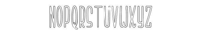 Highdream-Outline Font LOWERCASE