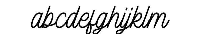 HigherMonday-Regular Font LOWERCASE