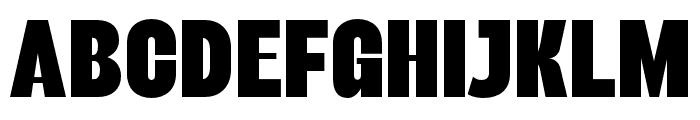 Highfat-Regular Font UPPERCASE