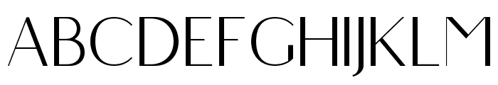 Highfield-Thin Font UPPERCASE