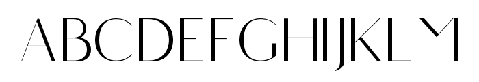 Highfield-Thin Font LOWERCASE