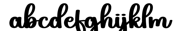 Highland Wonderland Font LOWERCASE