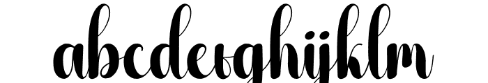 Highligher Font LOWERCASE