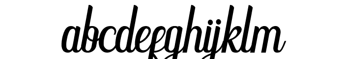 Highlight Montana Italic Font LOWERCASE