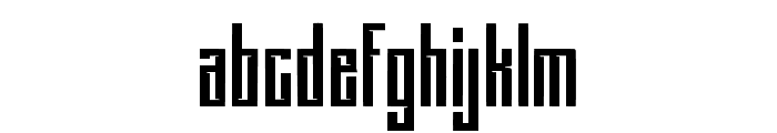 Highline-Regular Font LOWERCASE