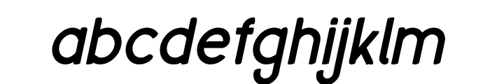 Highon Regular Italic Font LOWERCASE