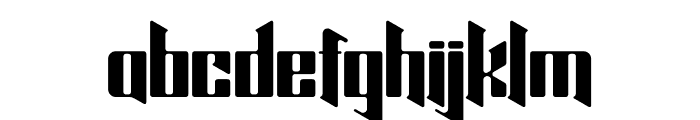 Hightech Font UPPERCASE