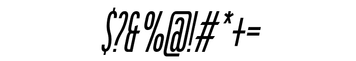 Hightershot Bold Italic Font OTHER CHARS