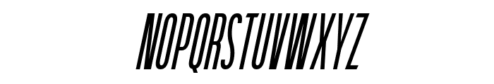 Hightershot Bold Italic Font UPPERCASE