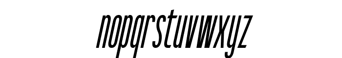 Hightershot Bold Italic Font LOWERCASE