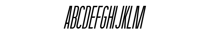 Hightershot Italic Italic Font UPPERCASE