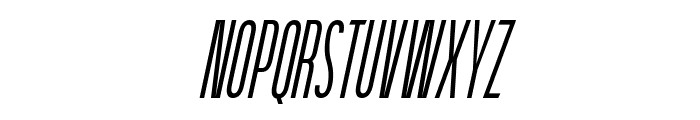 Hightershot Italic Italic Font UPPERCASE