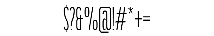 Hightershot Light Font OTHER CHARS