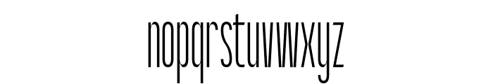 Hightershot Light Font LOWERCASE