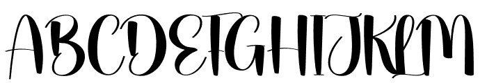 Hightime Font UPPERCASE