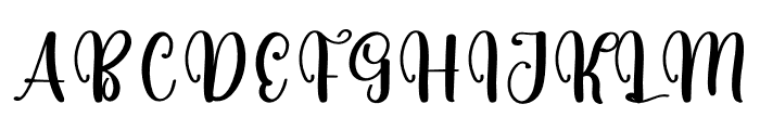 Hightown Font UPPERCASE