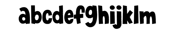 Highway 8423 Font LOWERCASE
