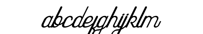 Highway Bold Italic Font LOWERCASE