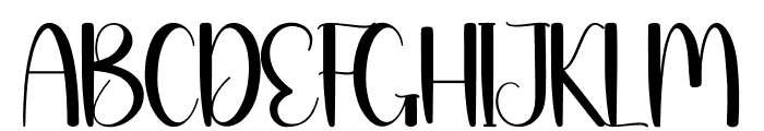 Higland Font UPPERCASE