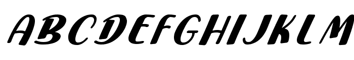 Hikisaoq Italic Font LOWERCASE