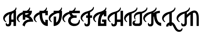 Hikma Glyphs Font UPPERCASE