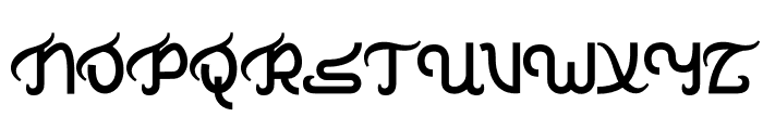 Hikma Glyphs Font UPPERCASE