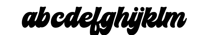 Hiladous Regular Font LOWERCASE