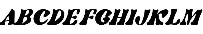 Hilcher Font UPPERCASE