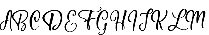 Hildegard-Regular Font UPPERCASE