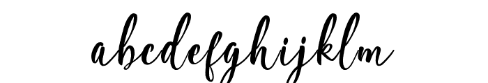 Hildegard-Regular Font LOWERCASE