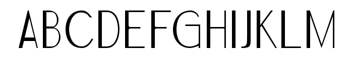 Hilgers-Thin Font UPPERCASE