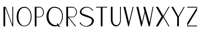Hilgers-Thin Font UPPERCASE