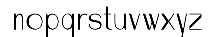 Hilgers-Thin Font LOWERCASE