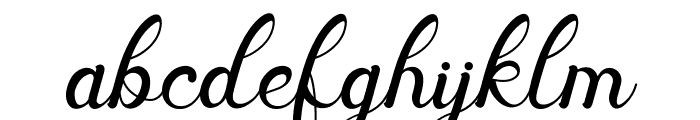Hill Diary Font LOWERCASE