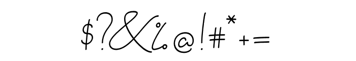 Hilliant Font OTHER CHARS