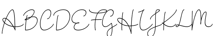 Hilliant Font UPPERCASE