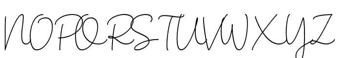 Hilliant Font UPPERCASE