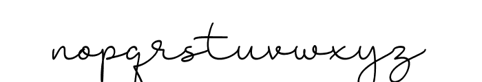 Hilliant Font LOWERCASE