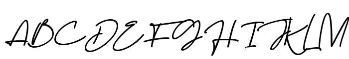 Hillona-Italic Font UPPERCASE