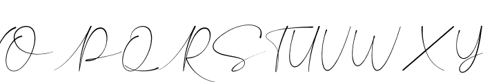 Hillonest Signature Font UPPERCASE