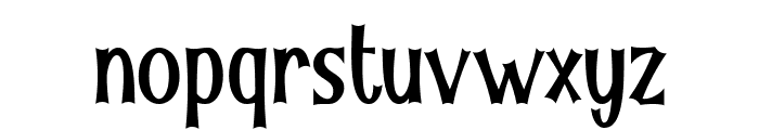 Hilloween Font LOWERCASE