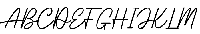 Hillstadts Signature Font UPPERCASE