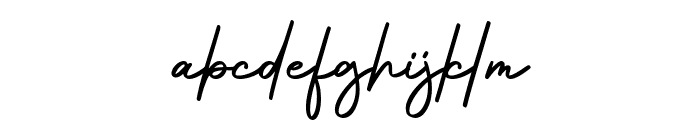 Hillstadts Signature Font LOWERCASE