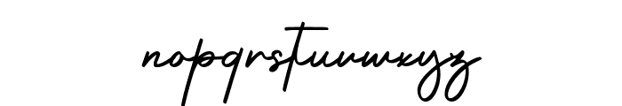 Hillstadts Signature Font LOWERCASE