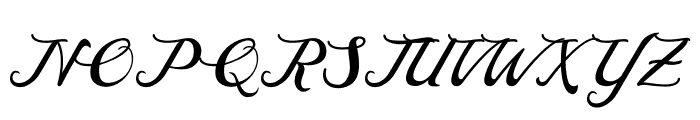 Hillway Font UPPERCASE