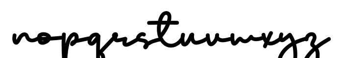 Hilma Signature Font LOWERCASE